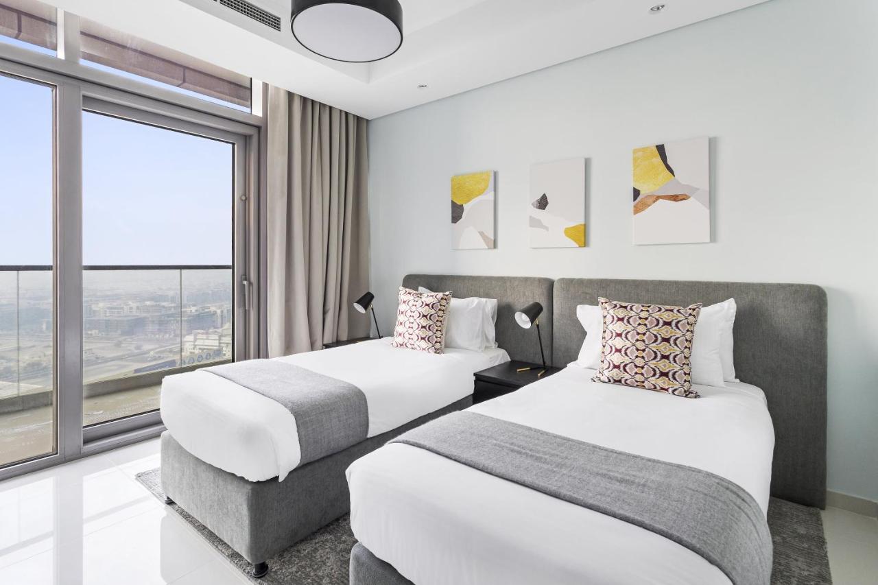 Aliving Luxury 2Br With Infinity Pool At Paramount Hotel Midtown Close To Dubai Mall & Burj Khalifa エクステリア 写真